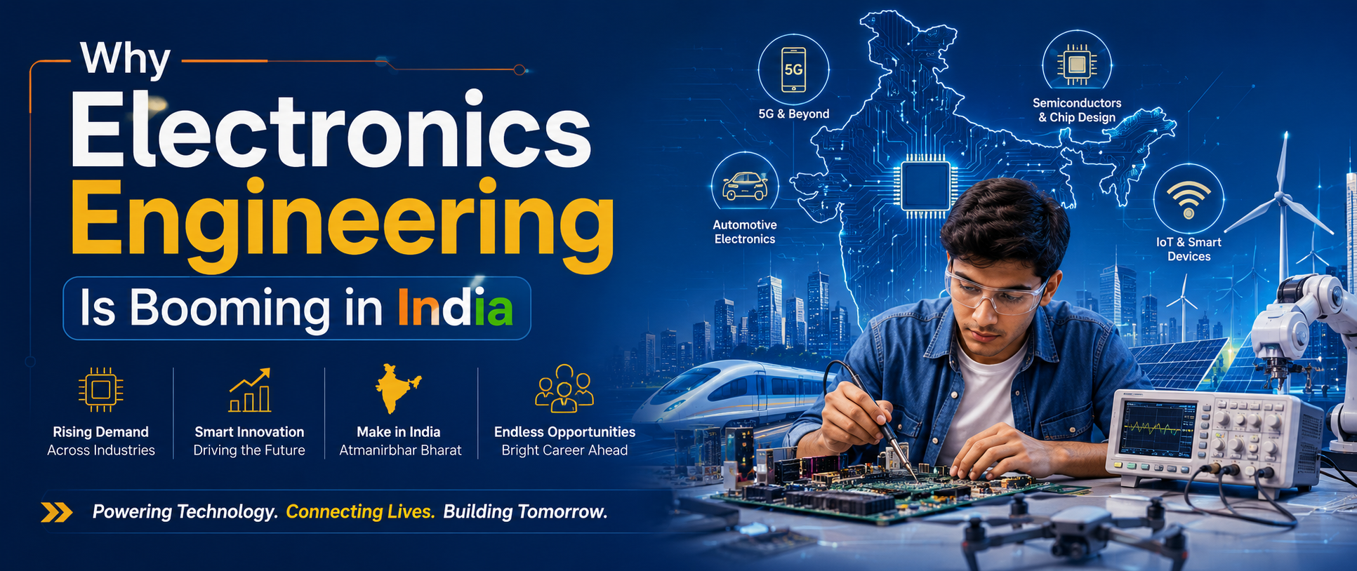 Why Electronics Engineering Is Booming in India: AI, Semiconductor & EV Career Opportunities